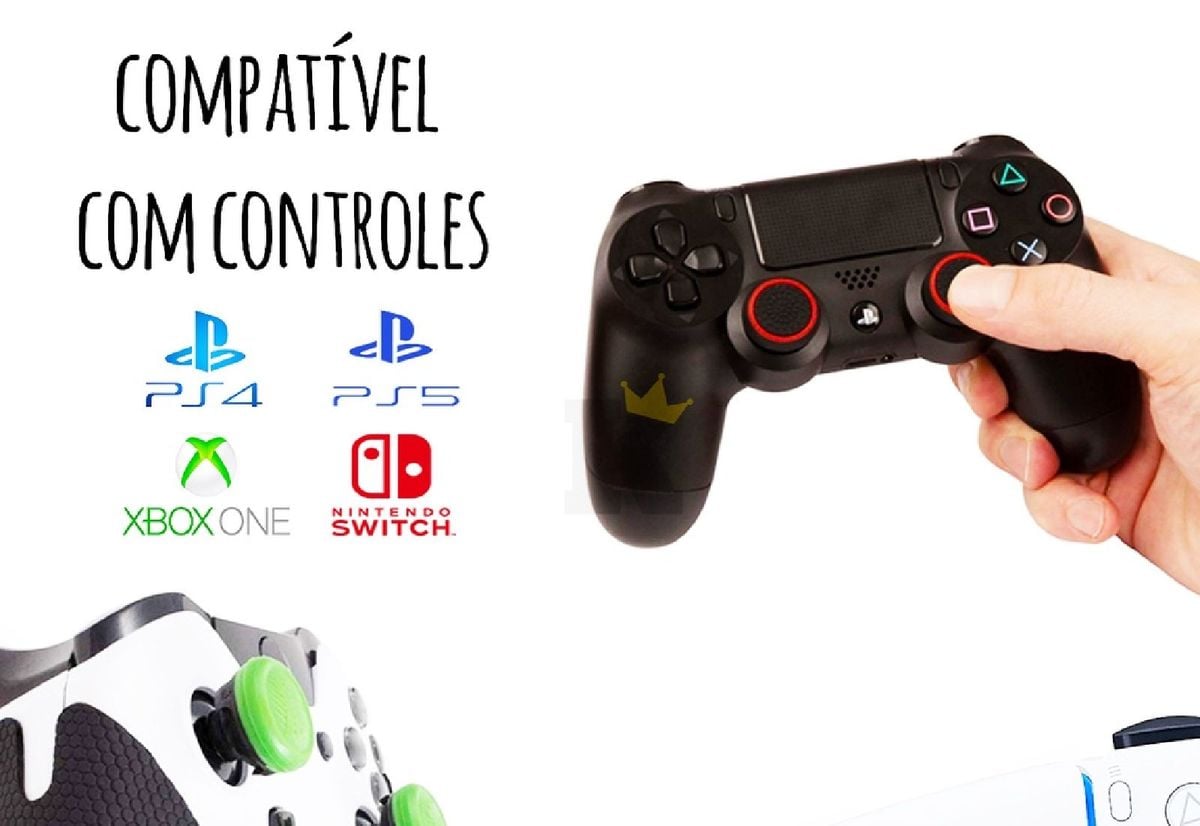 Grip controle analogico playstation 4