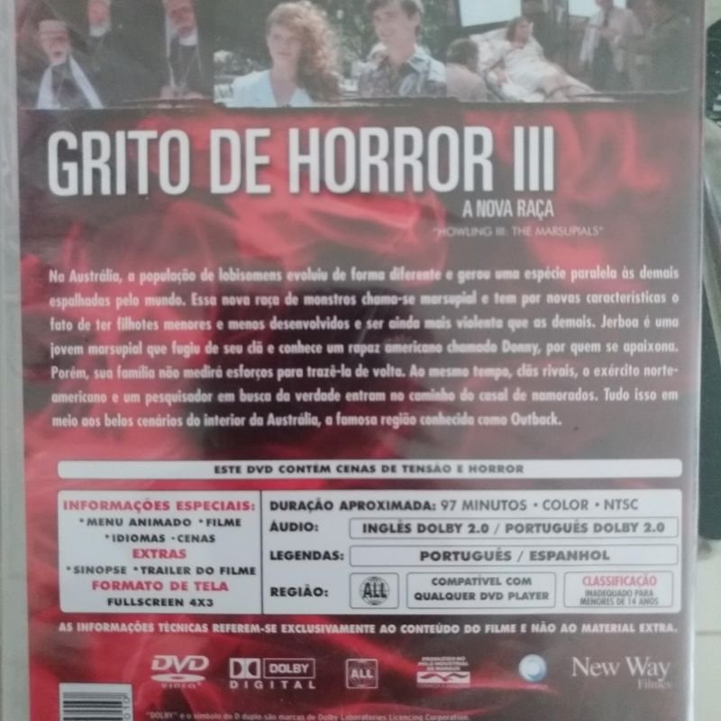 Filmes de Terror & Horror - MATÉRIA COMPLETA SOBRE A CONFIRMAÇÃO