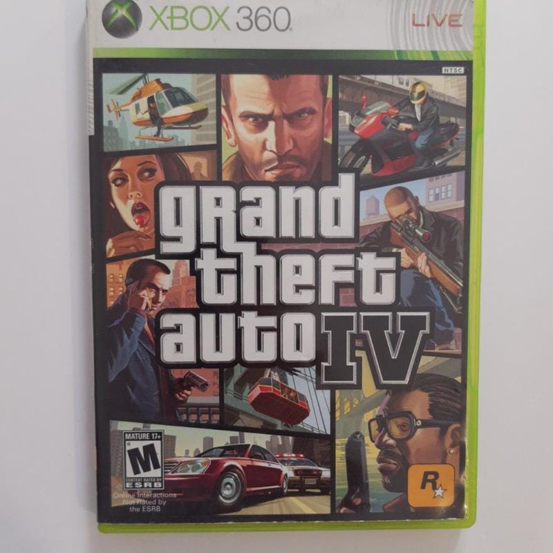 Xbox 360 - Gta - Grand Theft Auto Iv | Jogo de Videogame Rockstar Usado  84673190 | enjoei