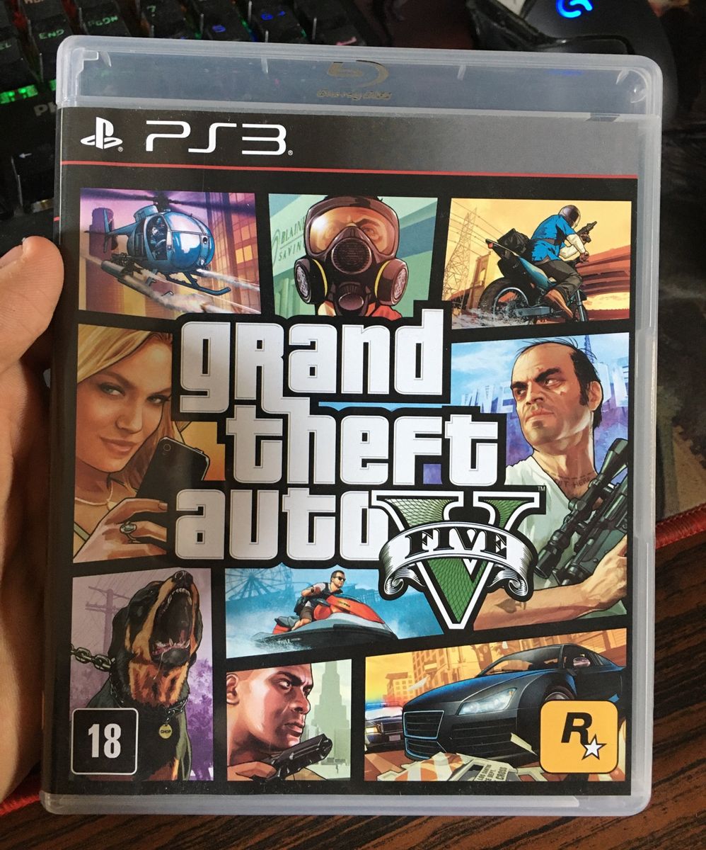 Gta 5 Mídia Física Ps3 Original Completo Com Pôstermapa E Manual Jogo De Videogame Sony Usado 6537