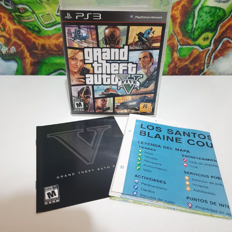 Grand Theft Auto V (Jogo Playstation 3, original, Usado)