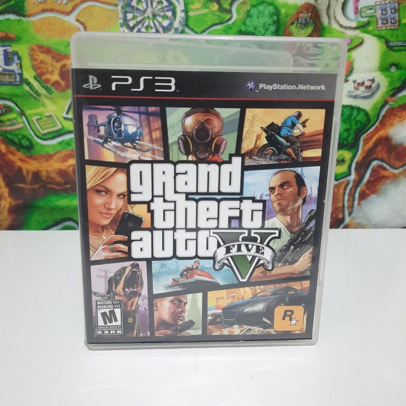Jogo Grand Theft Auto V(GTA 5) Novo Para Playstation 3 - Loja de