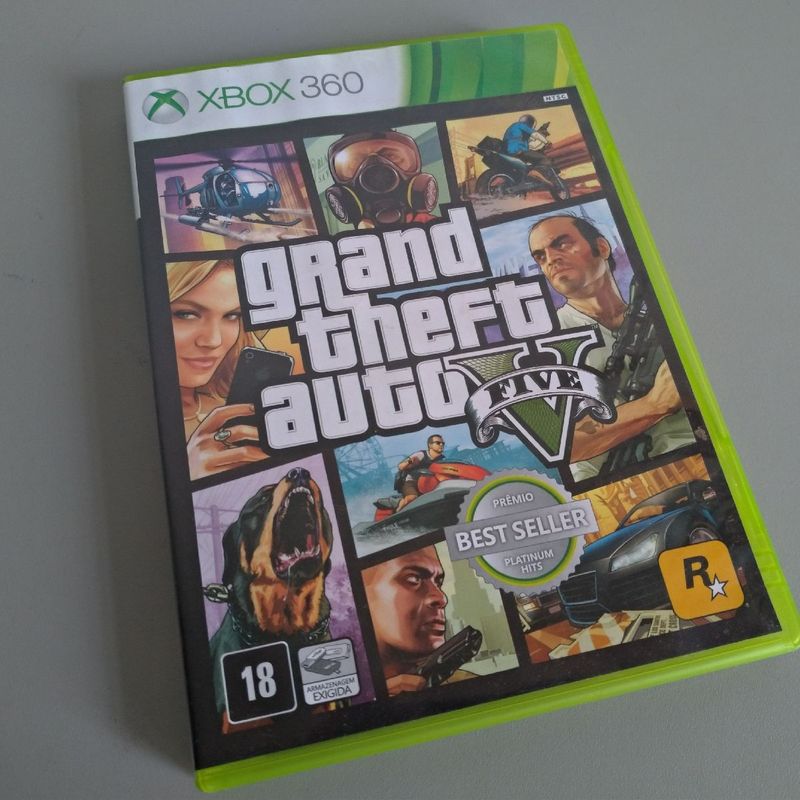 Usado: Grand Theft Auto V Five - Xbox 360 - Semi-Novo - Original