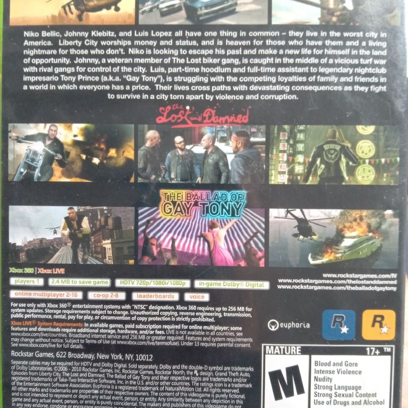 GTA 4 The Complete Edition Xbox 360 Jogo Original