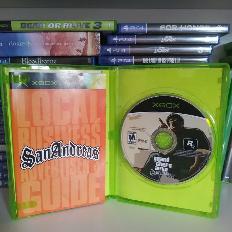 Gta San Andreas Xbox 360 (midia Fisica), Na Caixinha Orig. Verde | Jogo de  Videogame Xbox360 Usado 82815393 | enjoei