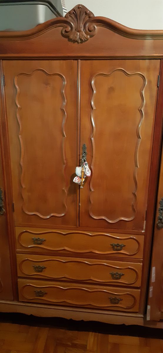 Guarda Roupas Antigo Vintage 1956 Madeira