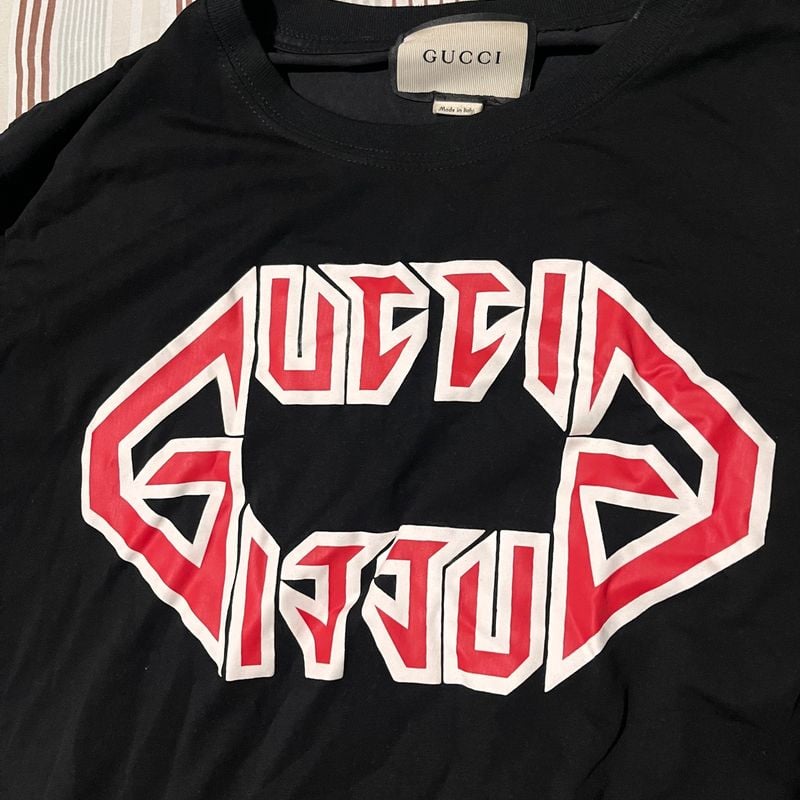 Gucci Metallica Camiseta Masculina Gucci Usado 87743571 enjoei