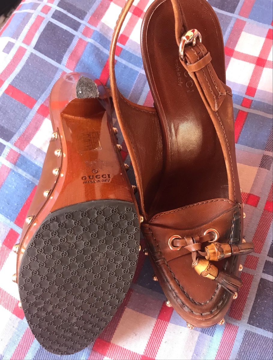 Gucci Original com Número de Série Sapato Feminino Gucci Usado 75018928 enjoei