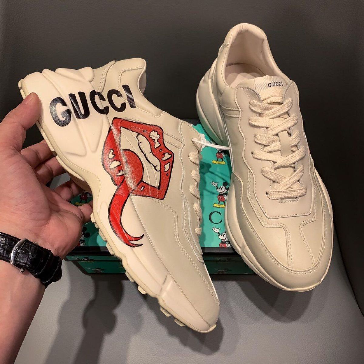 tenis gucci boca