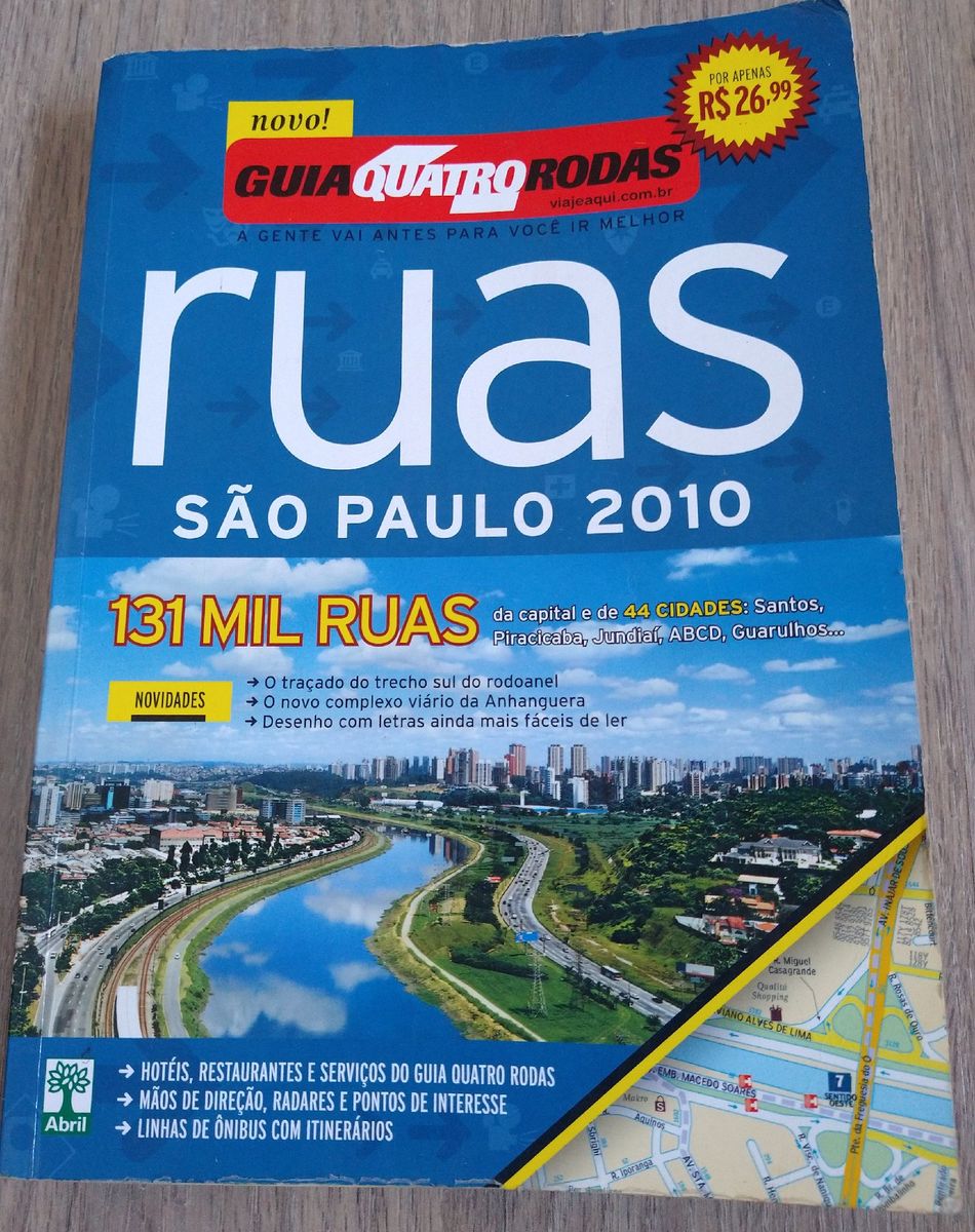 Guia de Ruas da Cidade de São Paulo | Livro Quatro Rodas Usado 66485382 ...