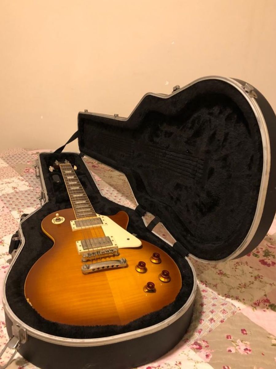 Guitarra Les Paul + Keizer Produto Masculino Usado 52511574 enjoei
