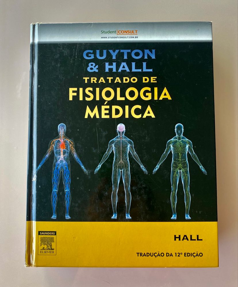 Guyton E Hall - Tratado De Fisiologia Médica | Livro Elsevier Usado ...