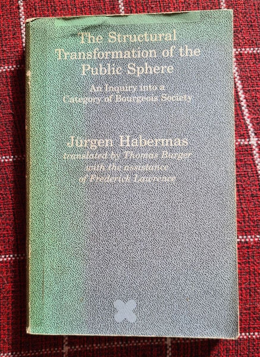 Habermas - The Structural Transformation Of The Public Sphere | Livro Mit Press Usado 120097850 ...