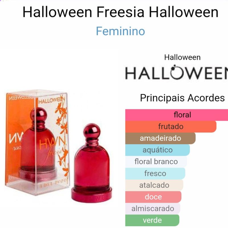 Halloween Freesia 100 Ml Lacrado Perfume Feminino Jesus Del