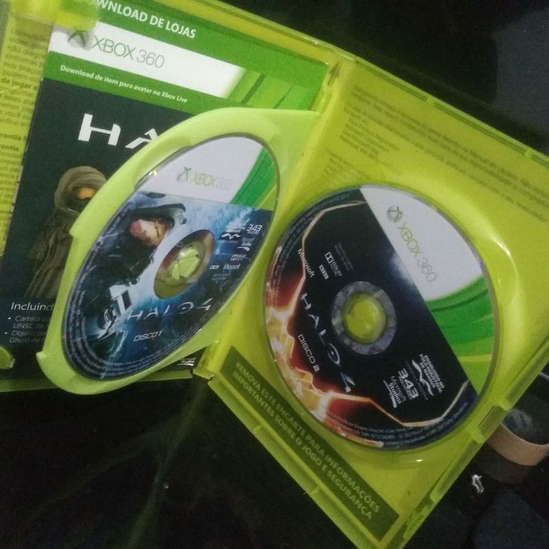 Halo 4 jogo de Xbox 360 original 2 cds - Desconto no Preço