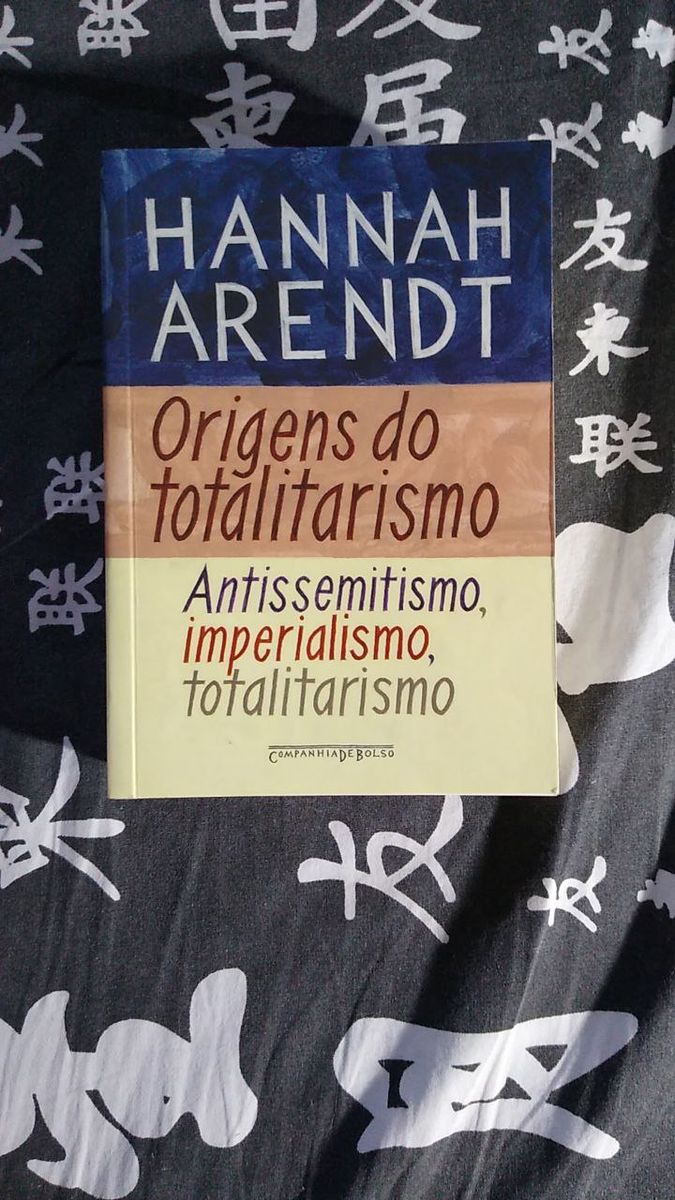 Livro Hannah Arendt Origens do Totalitarismo Livro Companhia Das Letras Usado 70621289 enjoei