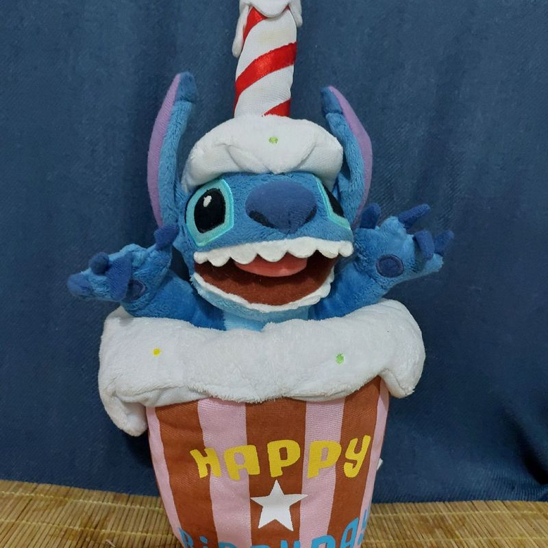 Happy birthday stitch plush online