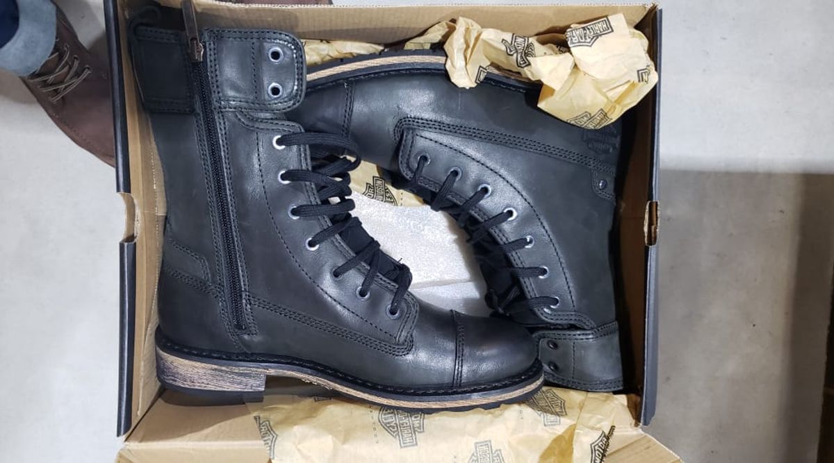 Harley Davidson Bota Tam Bota Masculina Harley Davidson Nunca Usado Enjoei