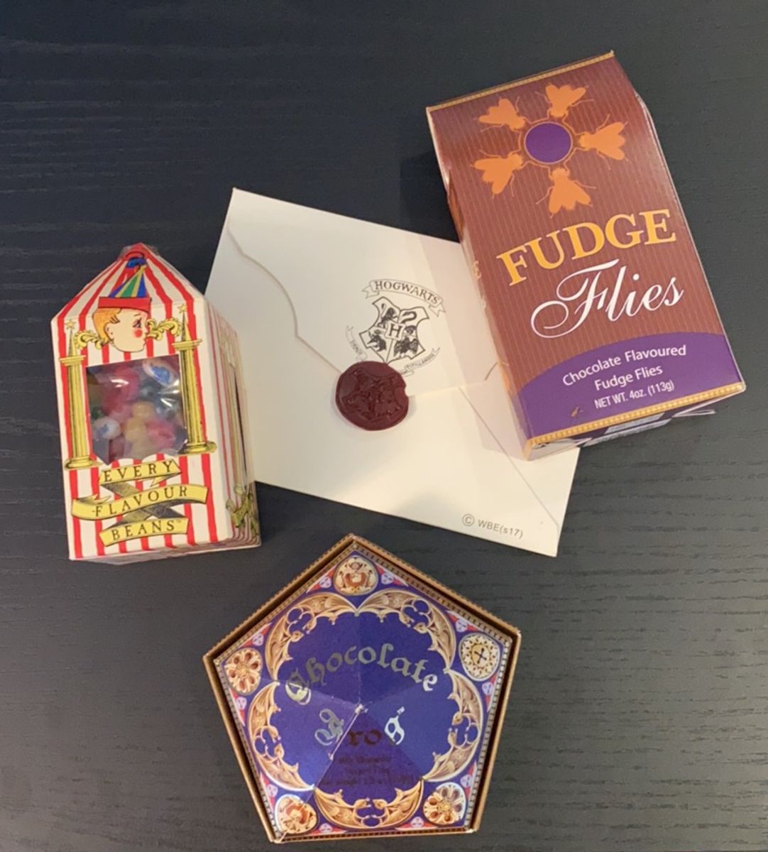 Harry Potter Souvenir Every Flavour Beans Chocolate Frog Fudge Flies Filme e Série Harry