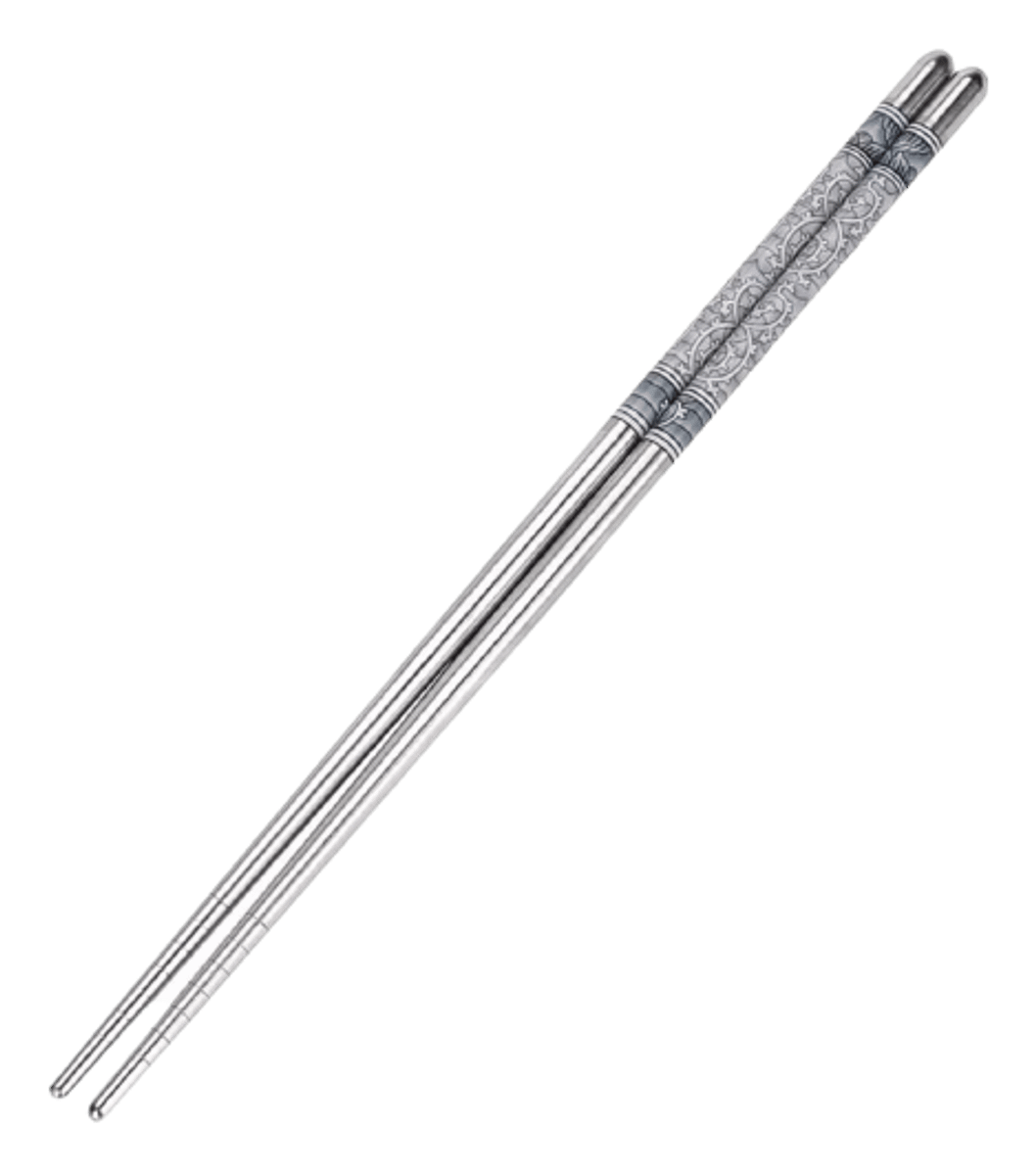 Hashi de Metal Coreano Pauzinho Japonês Palitinhos Ecológico Higiênico ...