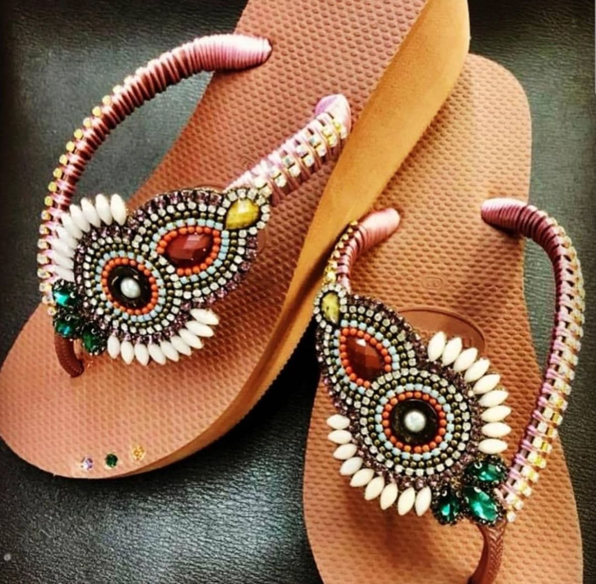 sandalia havaiana feminina alta
