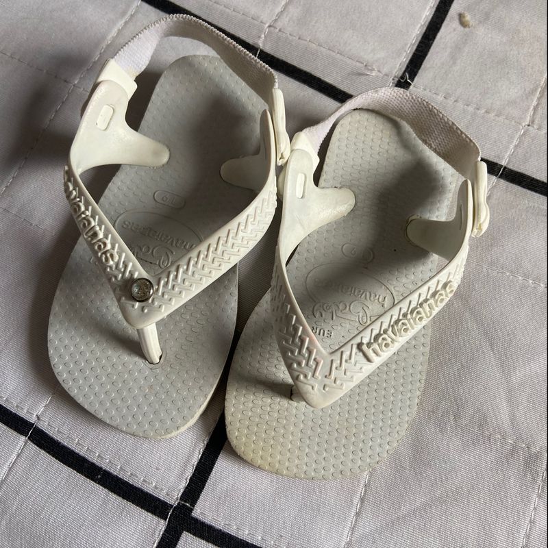 Havaianas baby branca best sale