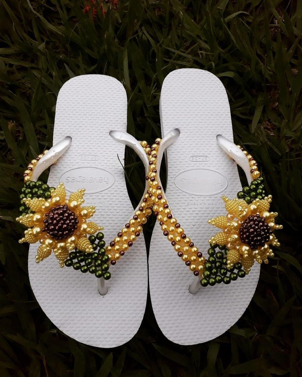 sandalias havaianas customizadas