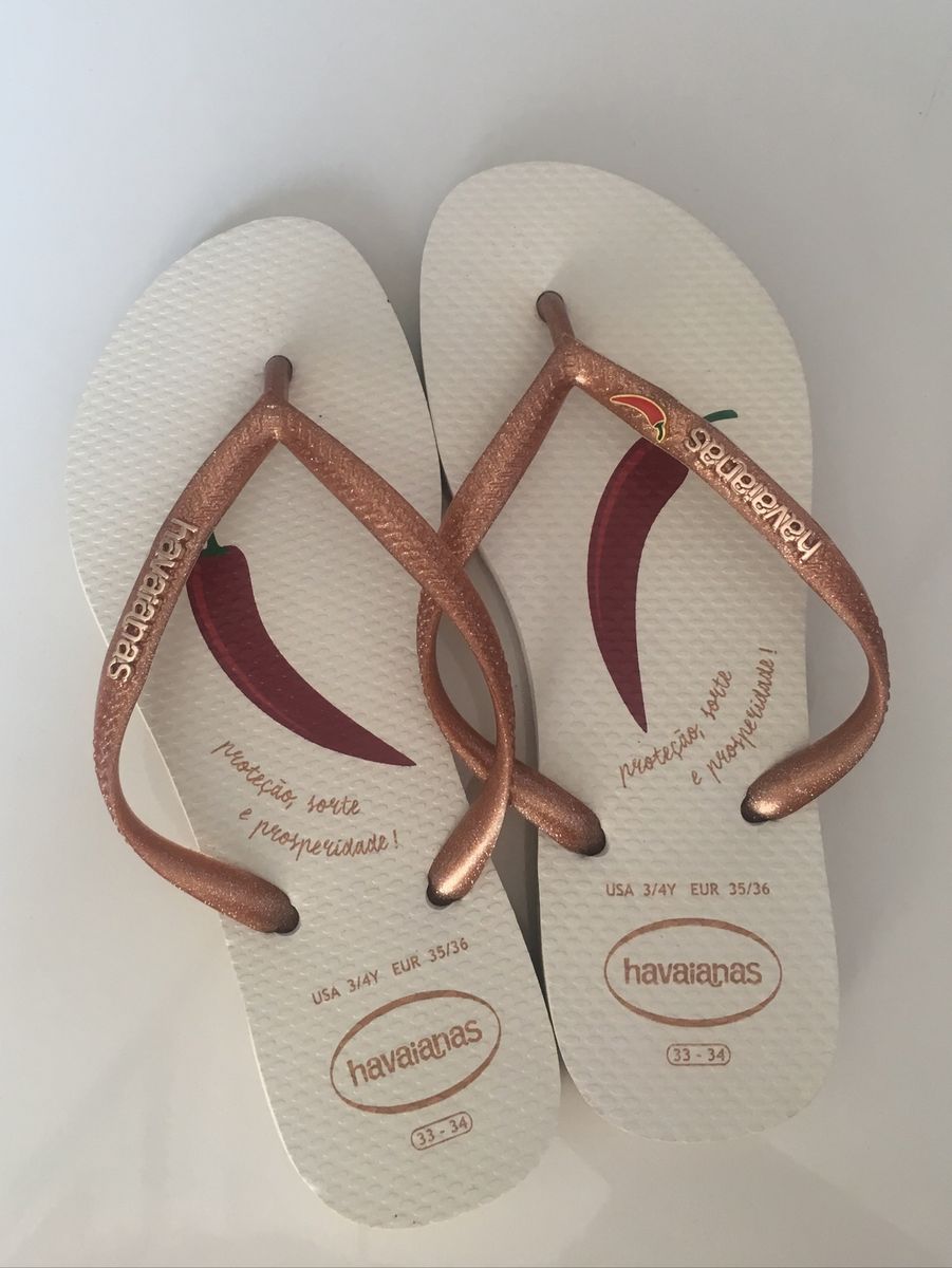 chinelo havaianas ano novo 2018
