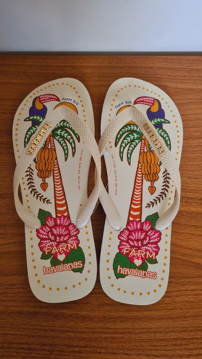 Havaianas Farm 43 44 nascer de Verão Sandália Feminina Havaianas