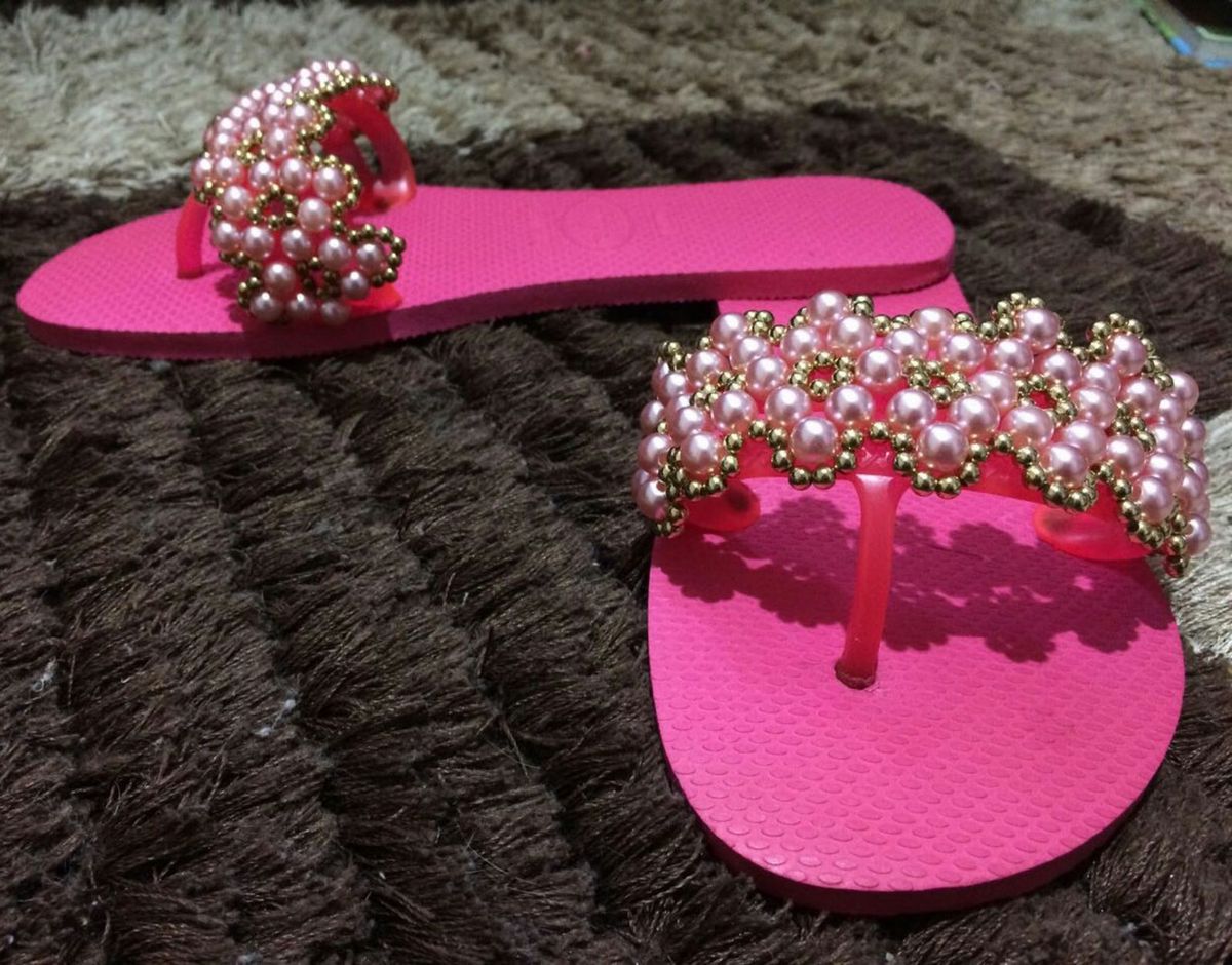 sandália decoradas