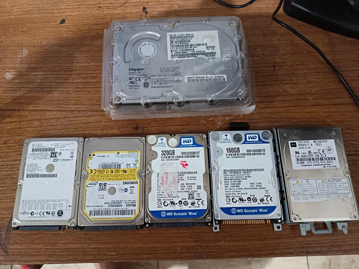 Hds para Notebook e Desktop..variados, Leia O Anúncio | Item Info ...