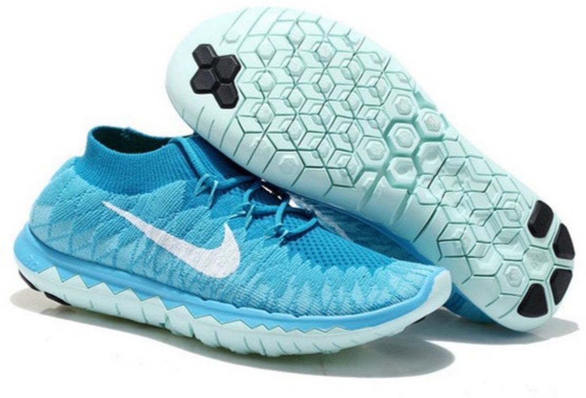 Nike free 3.0 flyknit on sale azul