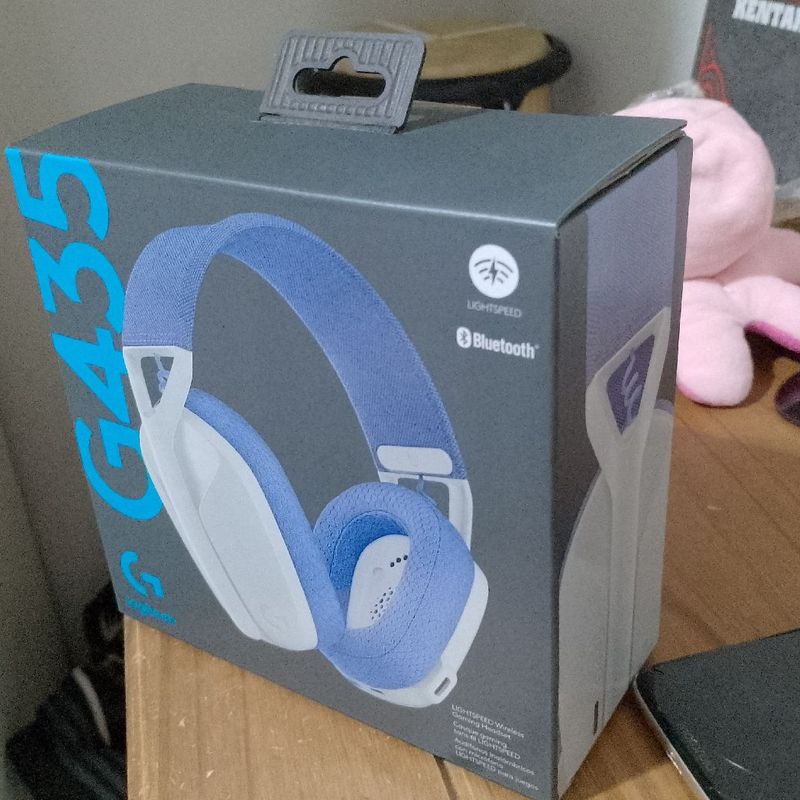 Headset Gamer Sem Fio Logitech G435, PS5