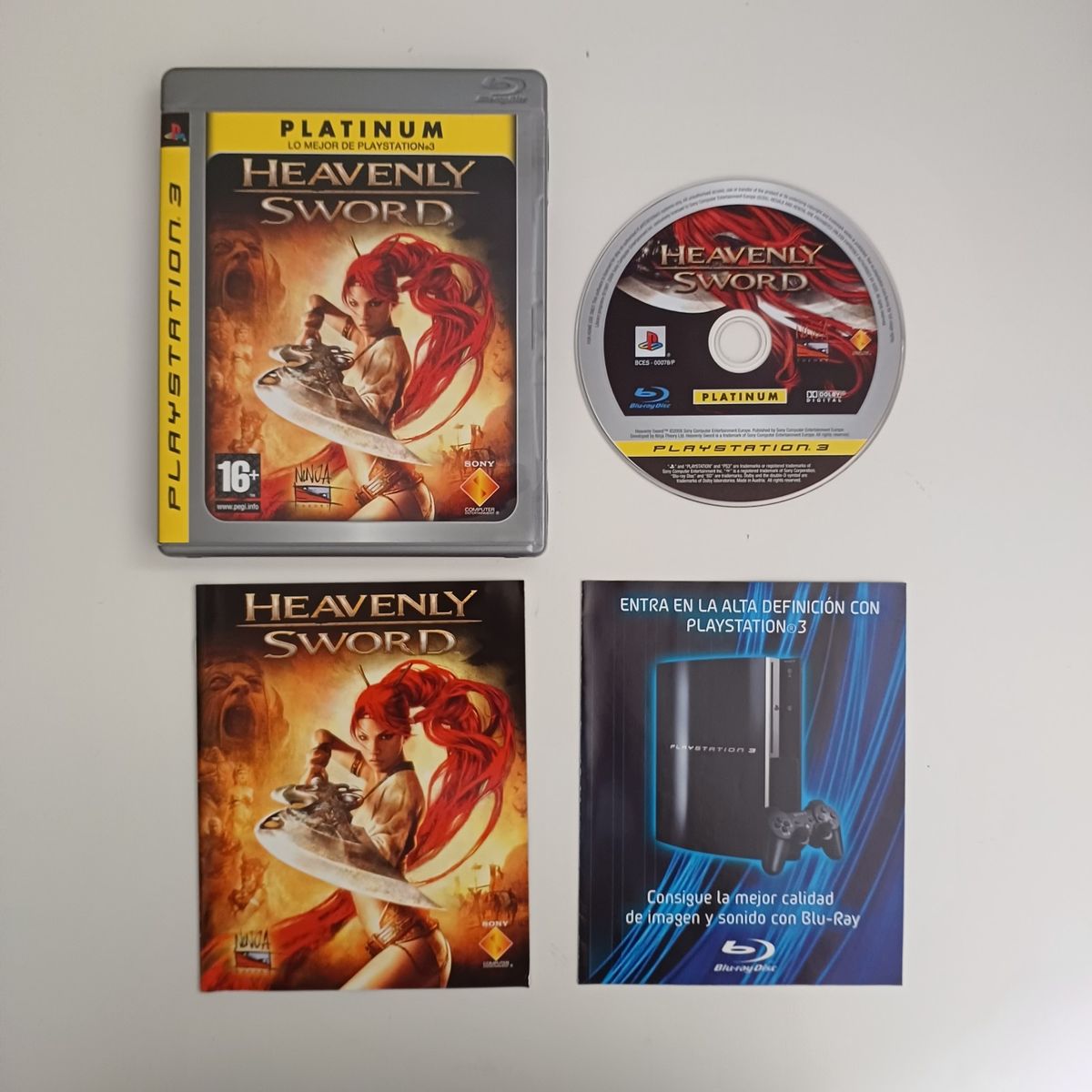 Jeu Heavenly Sword Pour PlayStation 3 (PS3) - Version PAL Complète, En Bon état