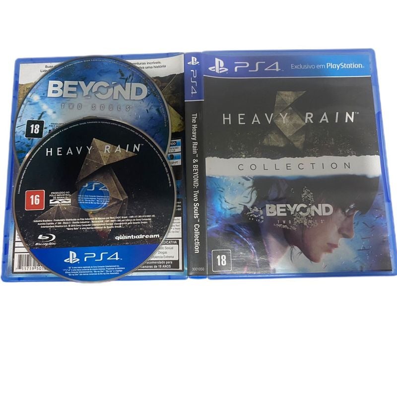 Jogo PS4 The Heavy Rain-Beyond: Duas Almas Collection