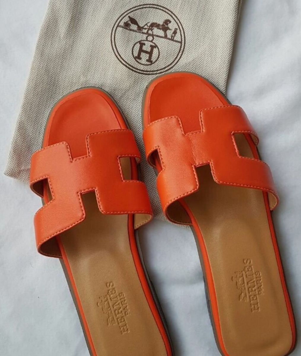 sandalia rasteira da hermes