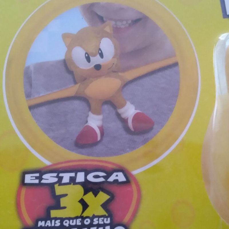 Boneco Elástico que Estica Sonic Classico - Goo Jit Zu