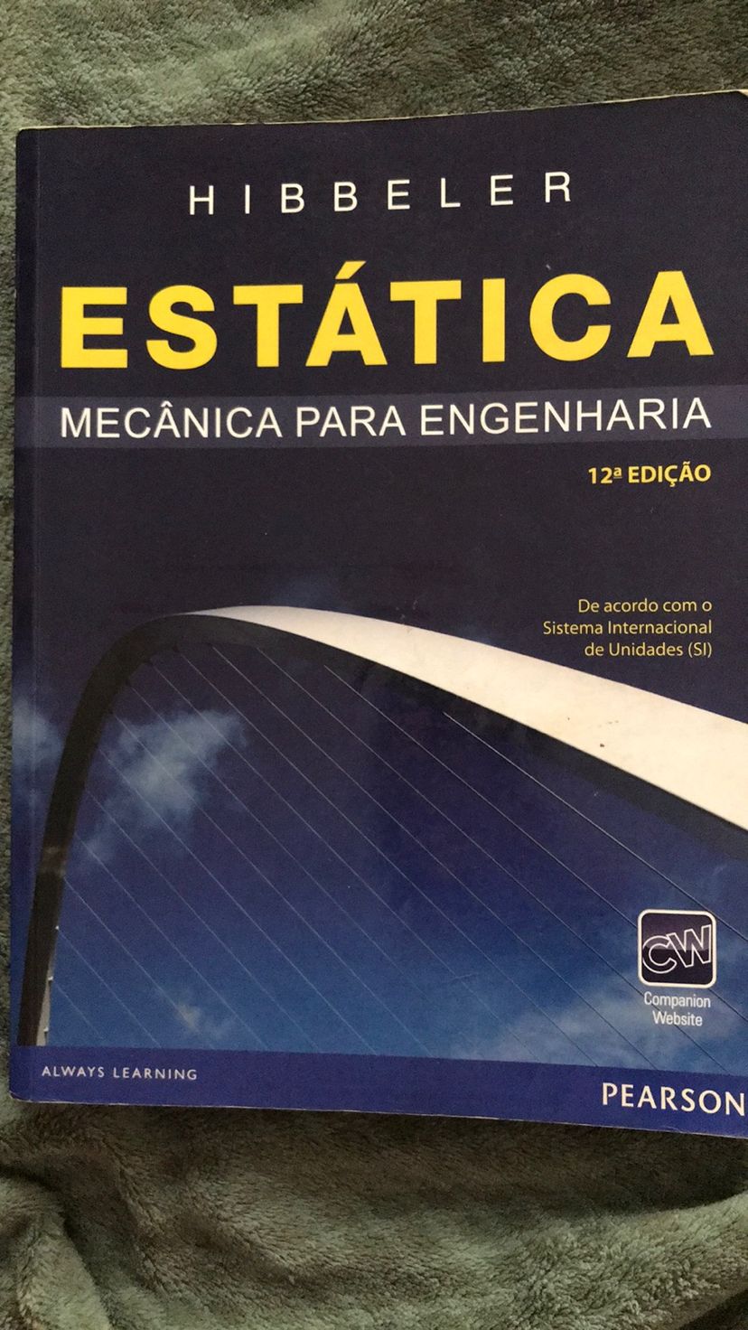 Hibbeler Estática Mecânica Para Engenharia 12 Edição Livro Pearson