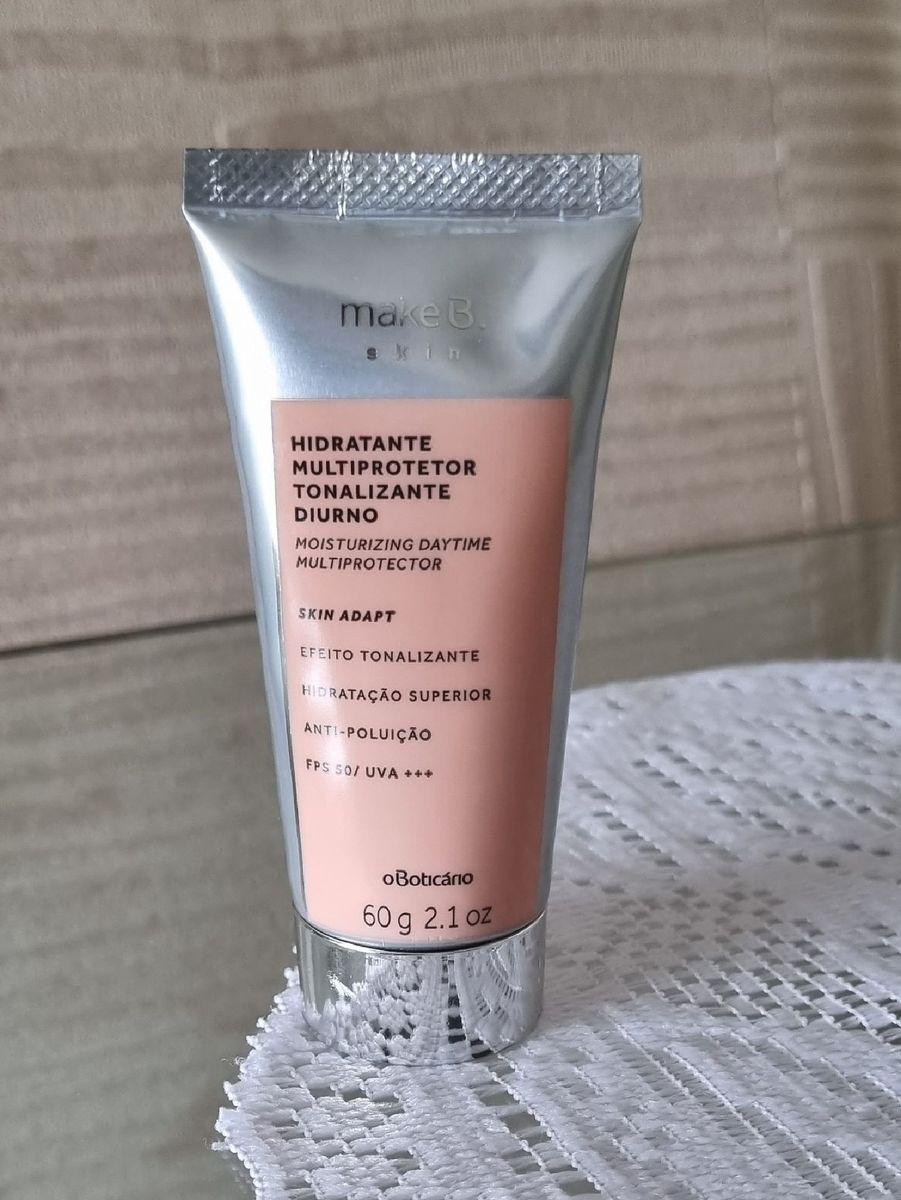 Hidratante Multiprotetor Tonalizante Diurno Make B. Skin | Cosmético ...