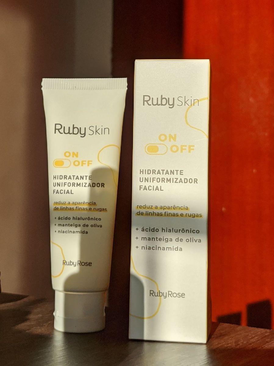 Hidratante Uniformizador Facial Ruby Skin | Cosmético Feminino Ruby ...