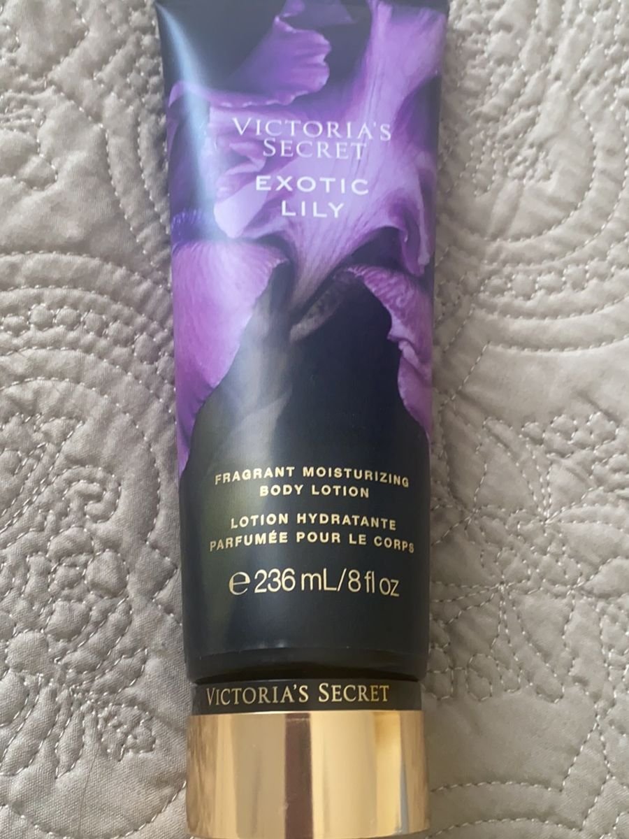 Hidratante Victoria Secret Original Exótico Lily Cosmético Feminino Victorias Secret Nunca 