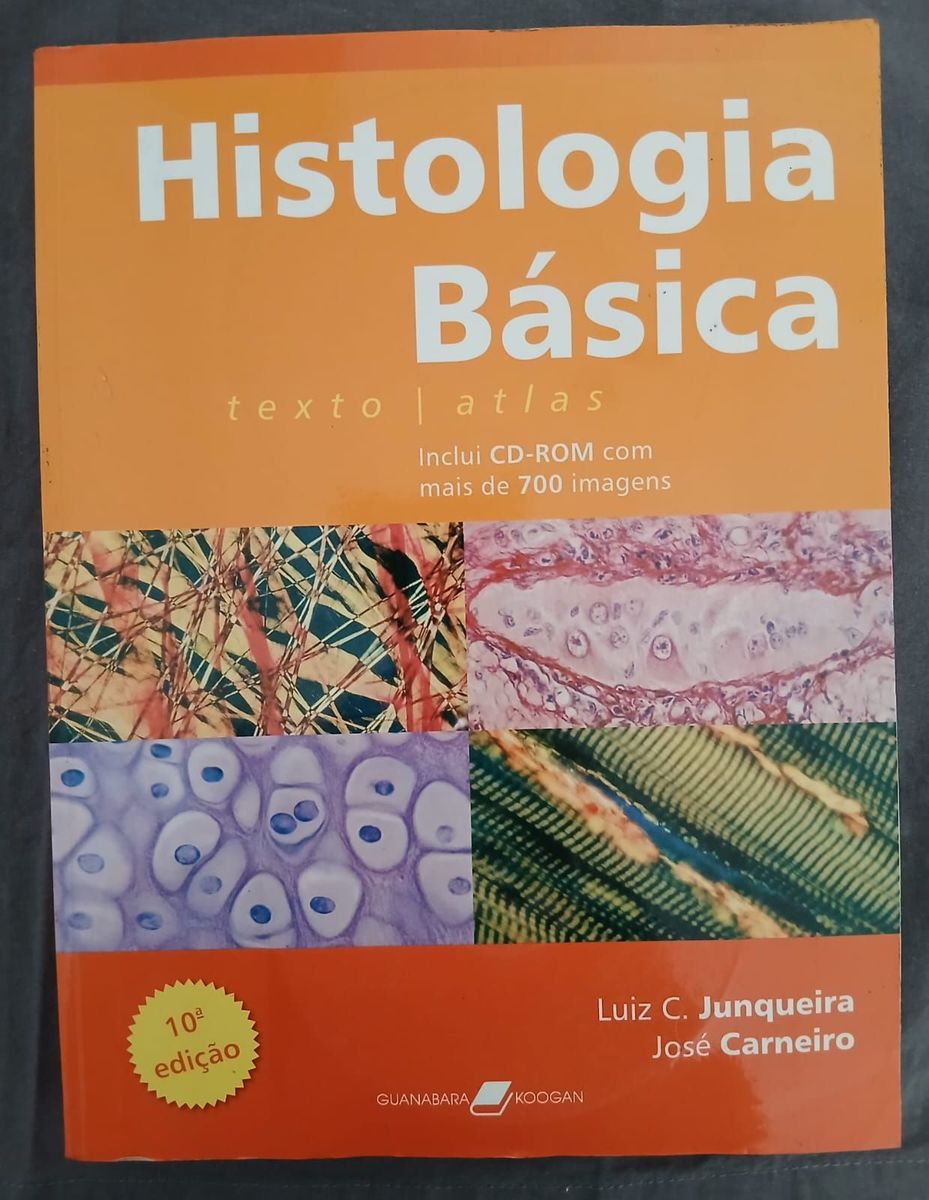 Histologia Básica 2004 - Texto e Atlas, 10ª Edição, 488 Páginas, Luiz C ...