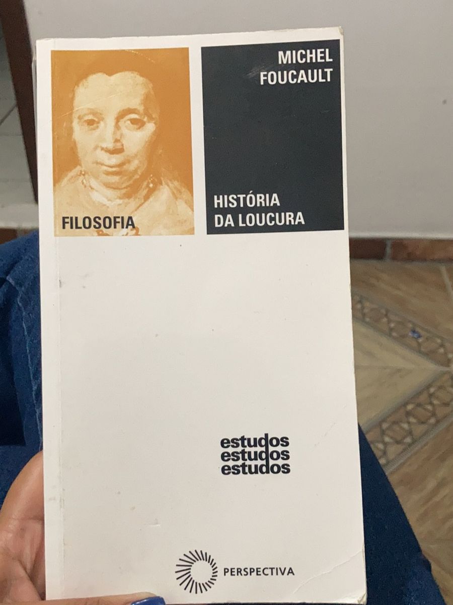 História da Loucura Michel Foucault Livro Perspectiva Usado 73524740 enjoei