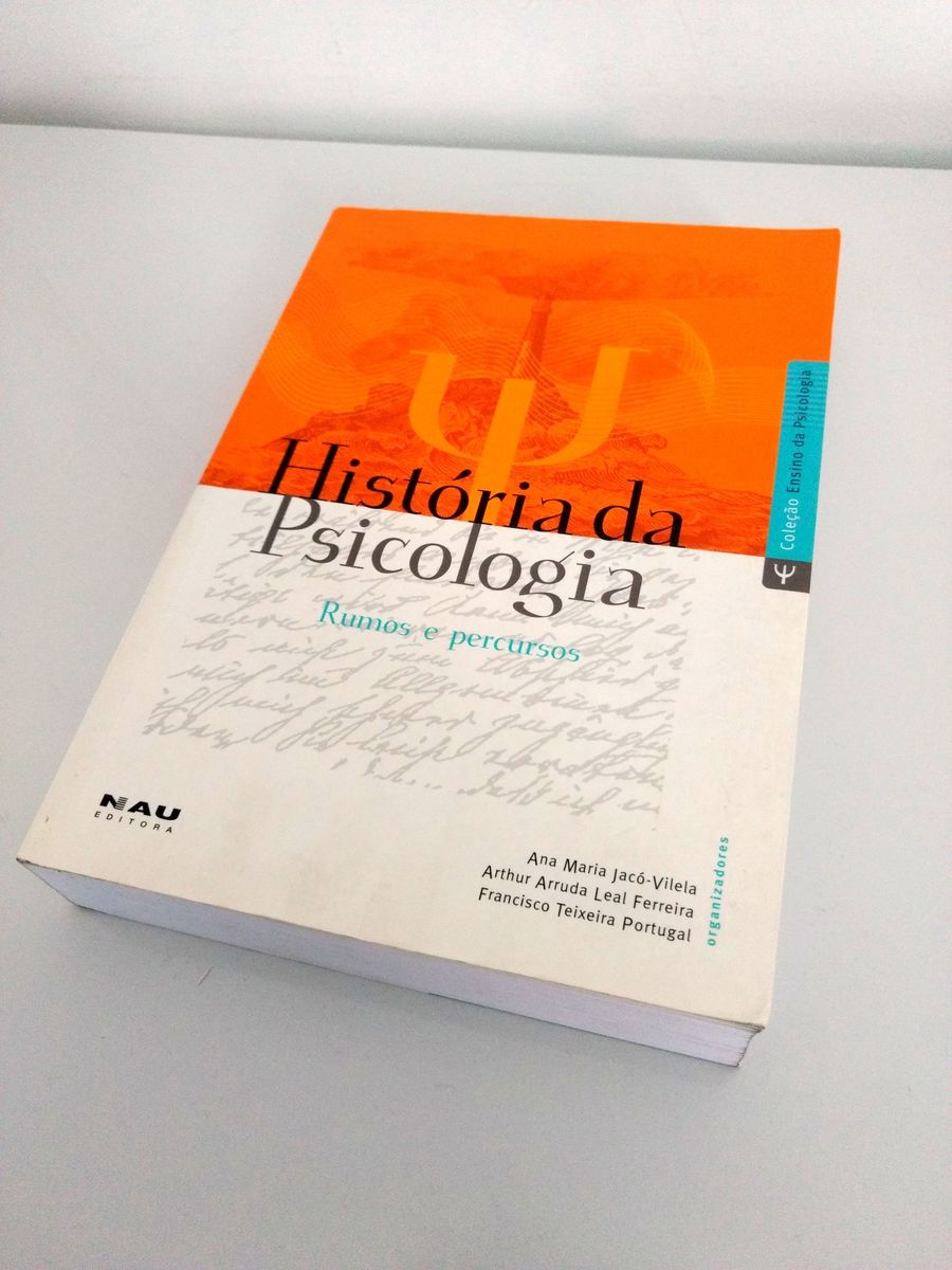 História da Psicologia Rumos e Percursos Livro Nau Editora Nunca Usado 24238092 enjoei