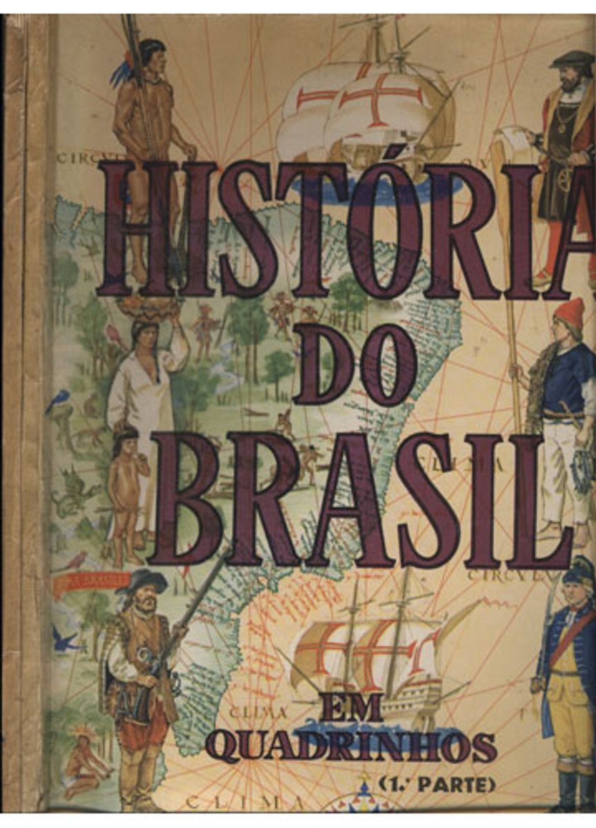 História Do Brasil Em Quadrinhos 2 Volumes Livro Usado 76766164