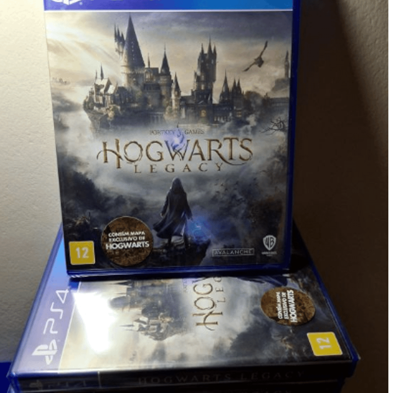 Hogwarts Legacy Harry Potter Ps4 Midia Fisica Lacrado, Jogo de Videogame  Ps4 Nunca Usado 88435165