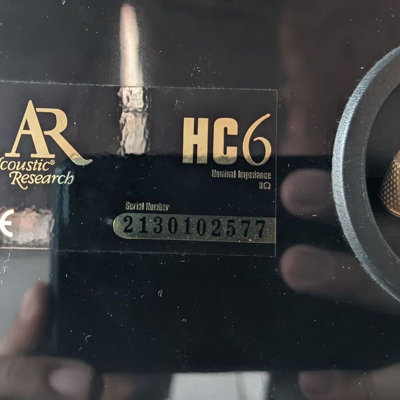 Home Theater Ar Hc6 | Item de Música Acoustic Research Usado Home Theater Ar Hc6 | Item de Música Acoustic Research Usado