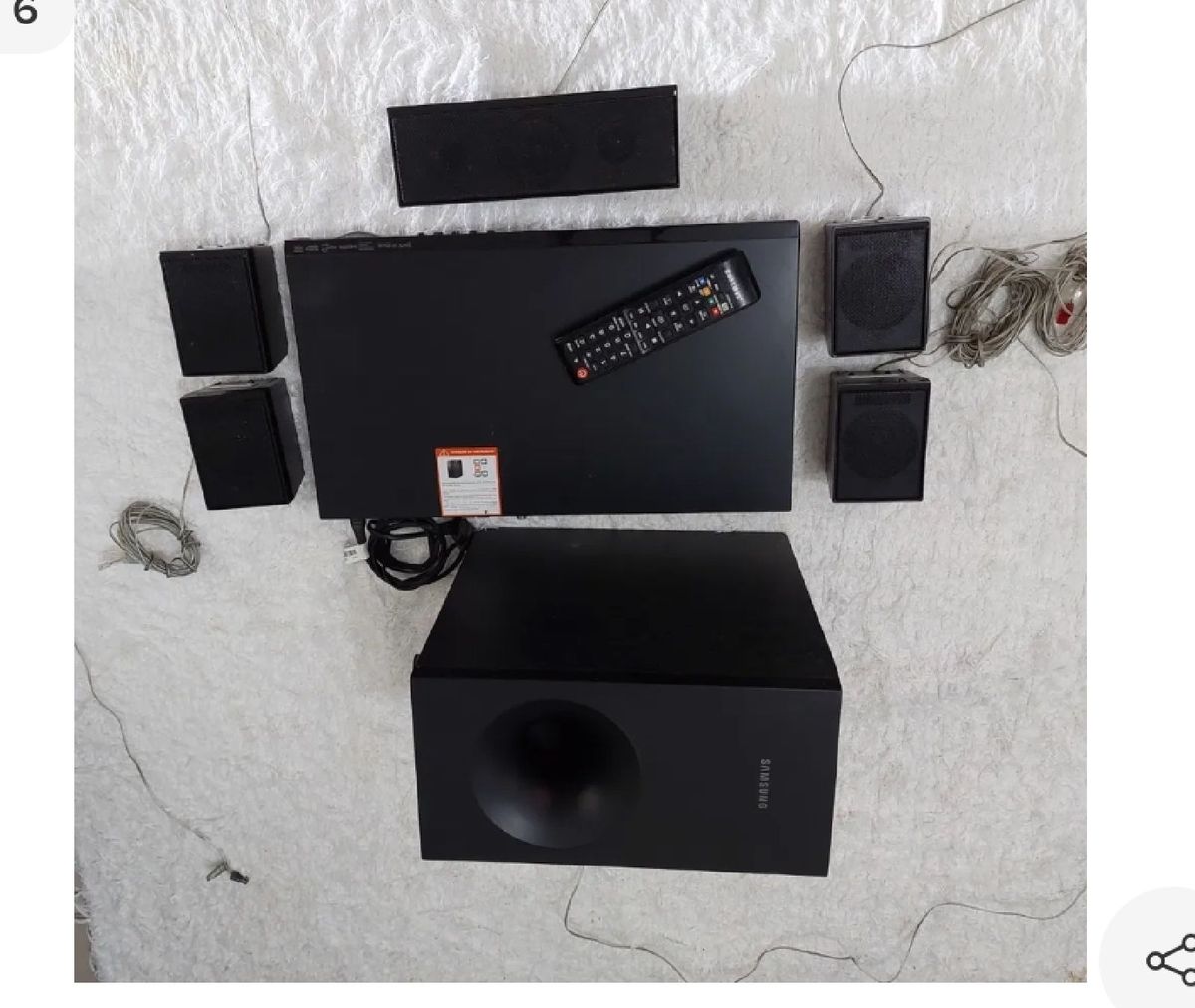 Home Theater Bluray 3d Samsung Htf4505 500w Item Info & Eletro