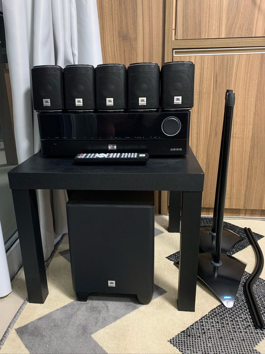 Home Theater Jbl Avr 1010 5.1 Eletrodoméstico Jbl Usado 48350501 enjoei