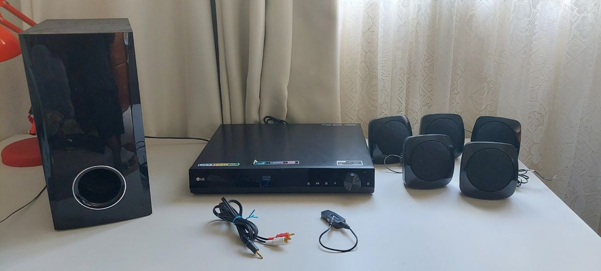 Home Theater Lg Dvd Karaokê 330w 5.1 Canais Hdmi Dh4130s Pouco Usado Item Info & Eletro Lg